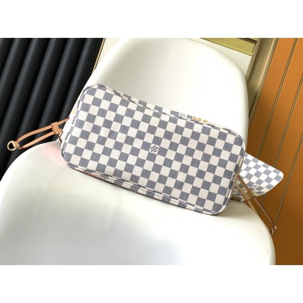Tahiti Limited Custom Branded Bags Checkered Louis Vuitton Neverfull MM