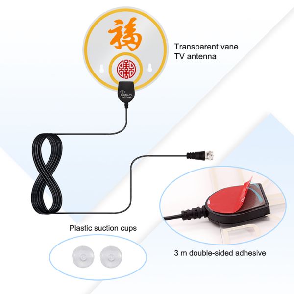 Horizontal DVB ATSC ISDB 4K Digital Hd Tv Antenna Indoor 862MHZ 25dBi