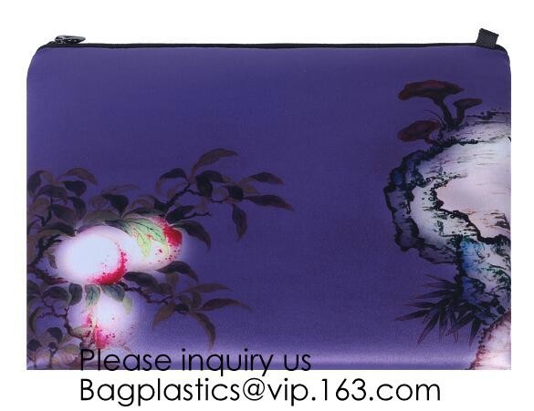 Customizable Printing Pencil Girl Cosmetic Messenger Bag,Promotion Customizable Party Girl Long Makeup Purse Bag