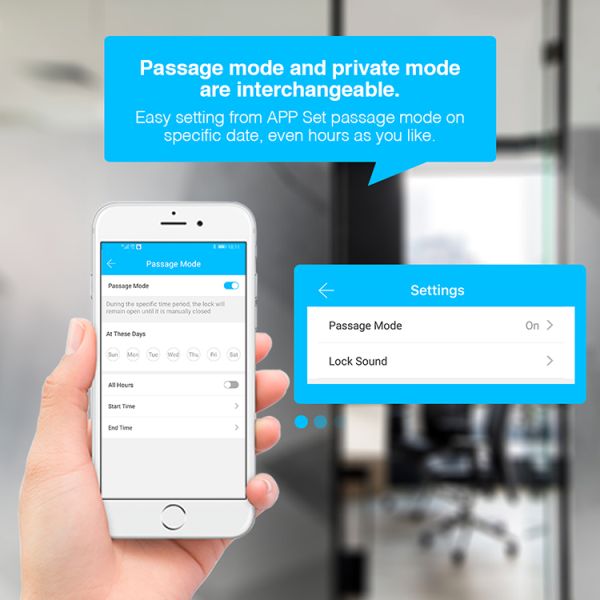 Cerradura Inteligente Classic Smart Door Lock For Apartment Airbnb