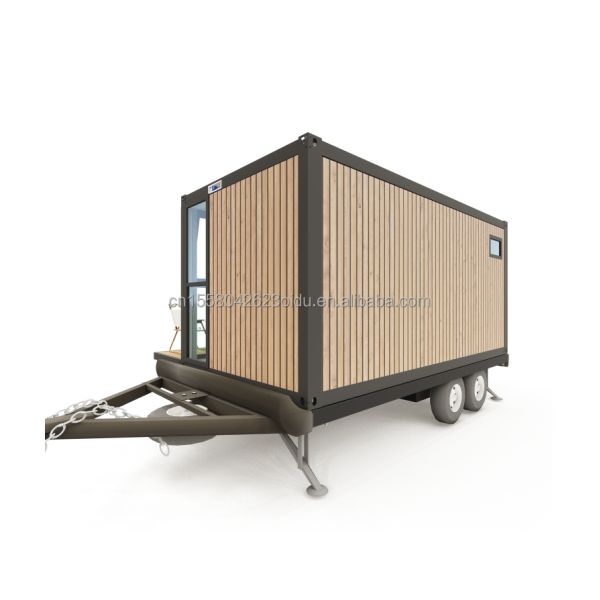 Hotel 20ft or 40ft Mobile Outdoor Container Bar Coffee Shop on the Second Floor with Outdoor Design and Wheels