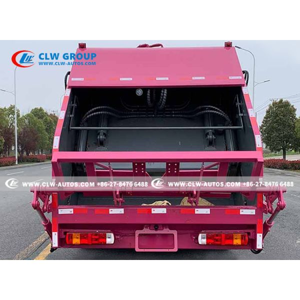 HW70 PTO Rear Loader Howo Garbage Compactor Truck Right Hand Driving 12m3 12cbm