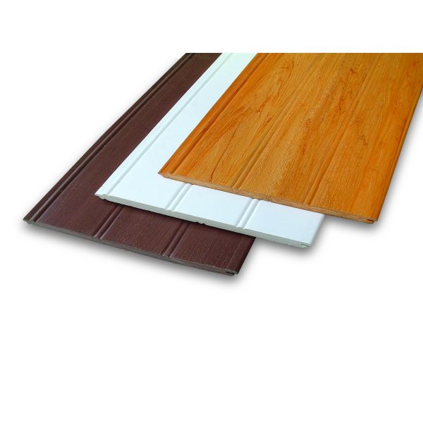 Interior UPVC Vinyl Wainscoting Planking WPC Wall Cladding To Protect Garage Wall