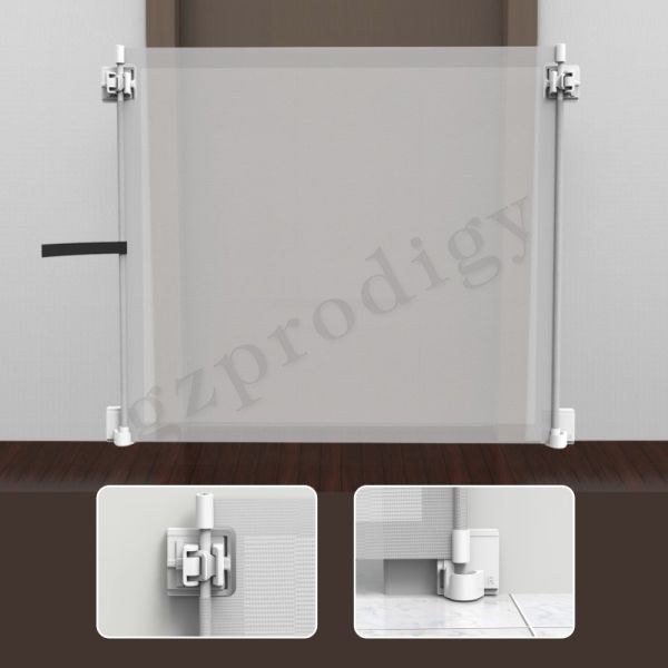 Prodigy Petproof Retractable Baby Gate Barrier Multicolor Lightweight