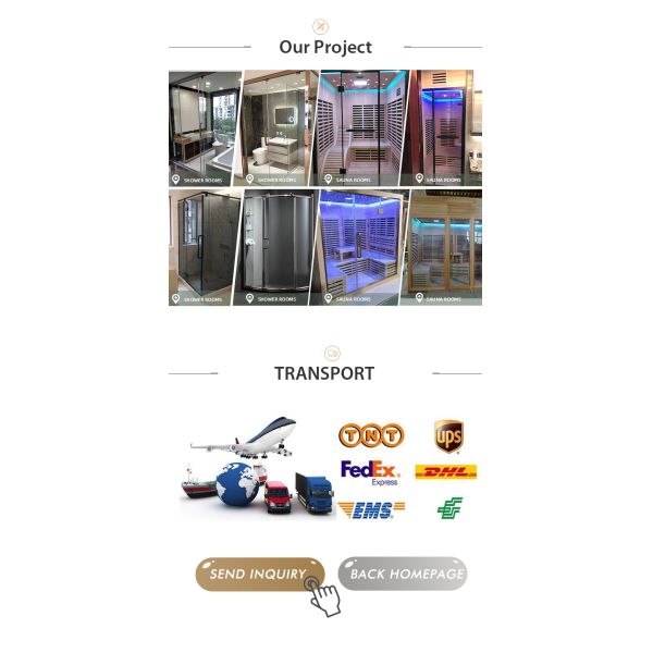 Good Quality Sauna Combine/home Steam Sauna Room with Infrared and Steam Heating System Lay Down Chair Sauna Room for Sale