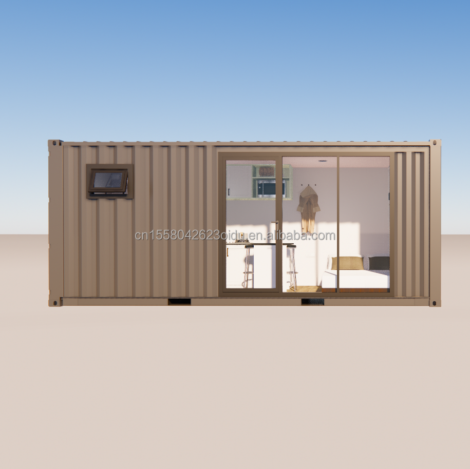 Container House with Extendable Design and 50/75/100mm Wave Sandwich Panel Walls
