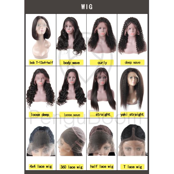 20inch 360 Human Hair Full Lace Wigs