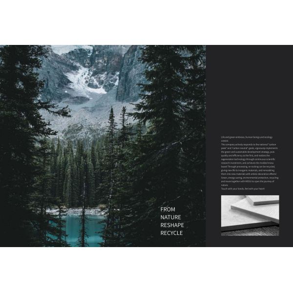 Fine processing of natural stone materials, artificial molding board