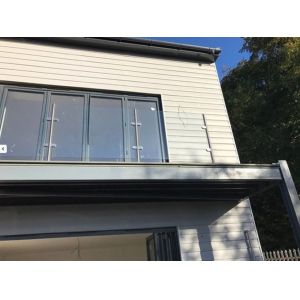 Cheap Outdoor Balcony Stainless Steel Glass Balustrade Stain / Polished Finishing wholesale