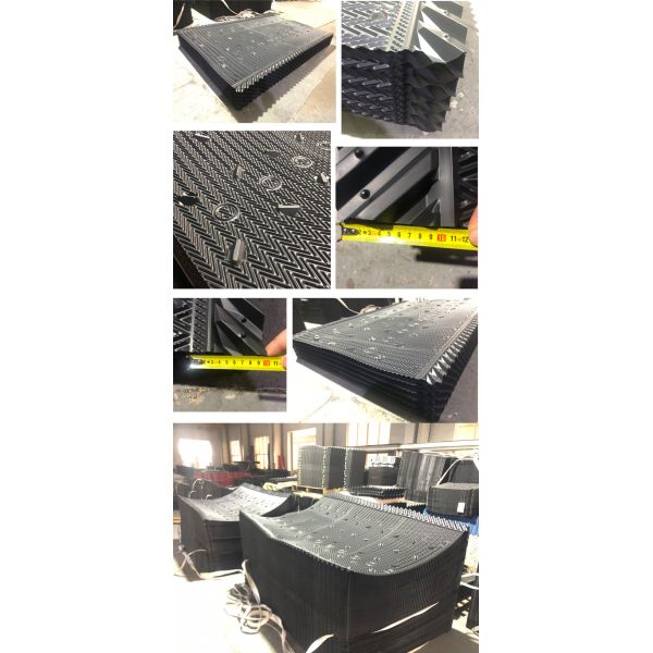 1220mm PVC Cooling Tower Fill Material Fill Media In Cooling Tower Drift Eliminators