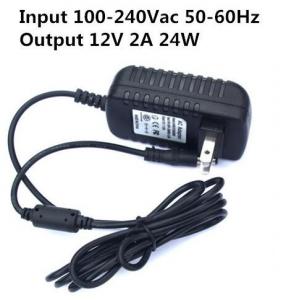 China AC DC power adapter chargers supply 12v 1a 1.5a 2a 12W 15W 24W 30W for CCTVs,LED strips with UL CE SAA marked on sale