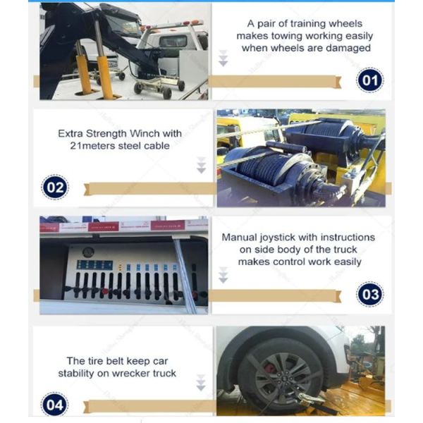 SINOTRUK HOWO 4x2 Right Hand Drive Car Carrier Wrecker Truck 420HP Flatbed Light Duty Recovery Truck For Road Rescue