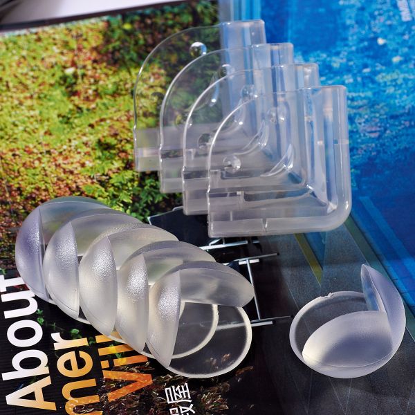 Small Baby Safety Corner Guards For Furniture , Table Corner Safety Guards