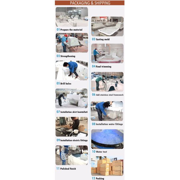 1700mm One Single Person Whirlpool Tubs For Small Spaces Luxury Acrylic