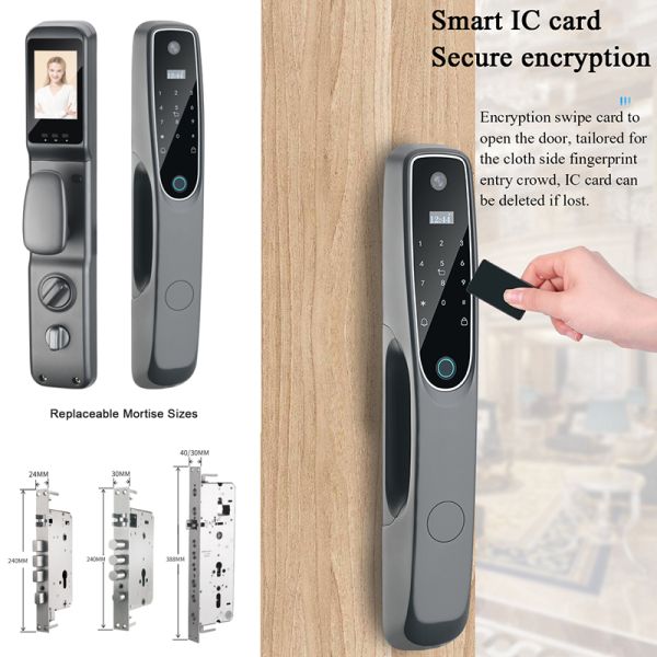 Smart Wifi HD Camera Lock Waterproof Smart Lock Aluminum Alloy