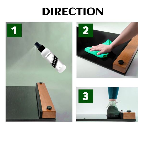 Customized Hockey Slide Board Polish Premium Silicone Spray Safe for Hockey Tiles