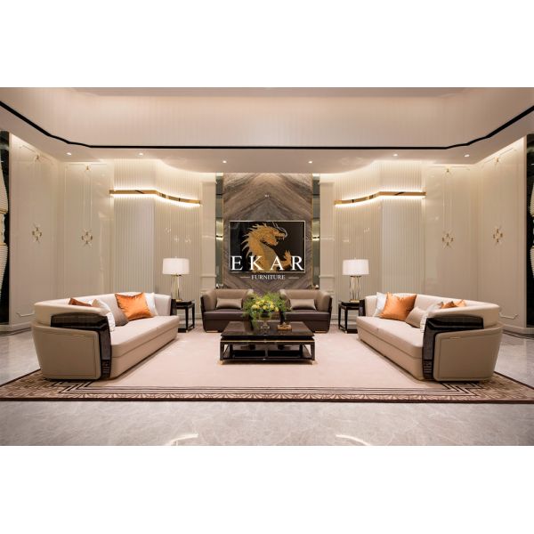 7 Seater European Style Leather Sofa Set W009SF