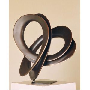 OEM Interior Copper Art Sculpture Painted Abstract Resin Sculptures