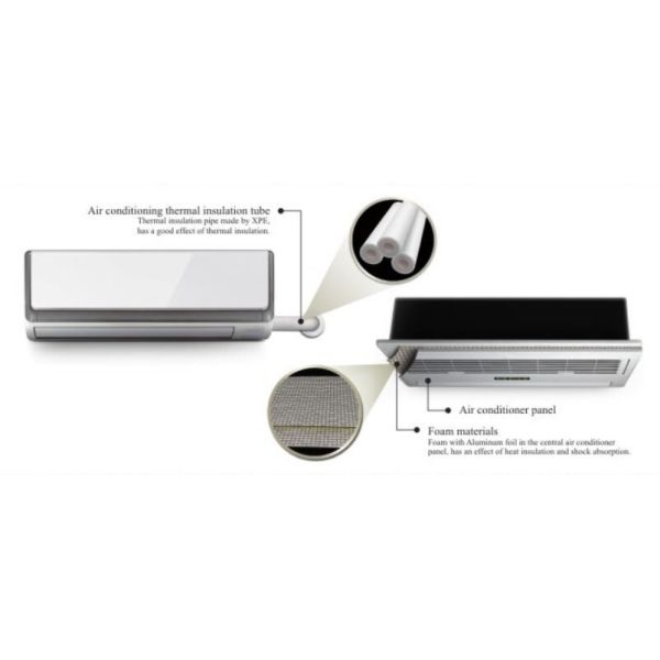 Adhesive Polyethylene Backed Construction Heat Insulation Foam Closed Cell Xlpe