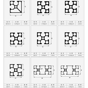 Anodized 8mm Slot Aluminum T Track Aluminium Extruded Sections