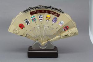 Cheap Customised Metal Gold Silver Metal Folding Hand Fan  Prize Chinese Traditonal Souvenir Support wholesale