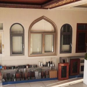Arched Aluminium Windows With Grill