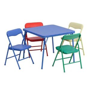 Cheap Metal Folding Children Kids Small Card Table With Chairs wholesale