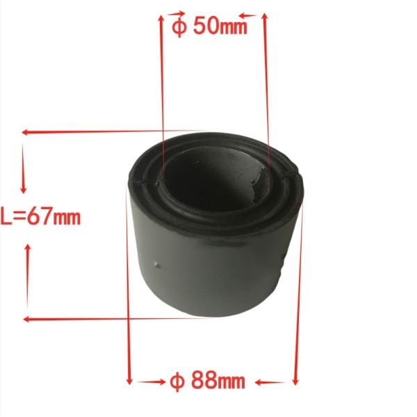 Quality Torque Rod Bushing For Bus Dongfeng Dana Axles Φ88xΦ50x67mm