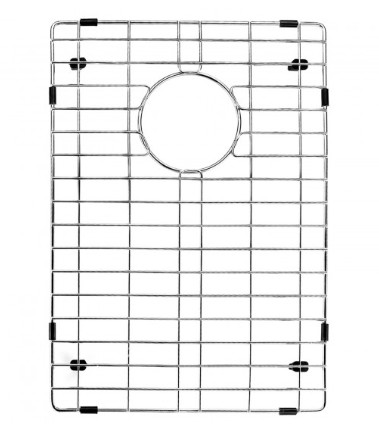 Stainless Steel Bottom Grid Kitchen Sink Accessories With Center Drain Hole