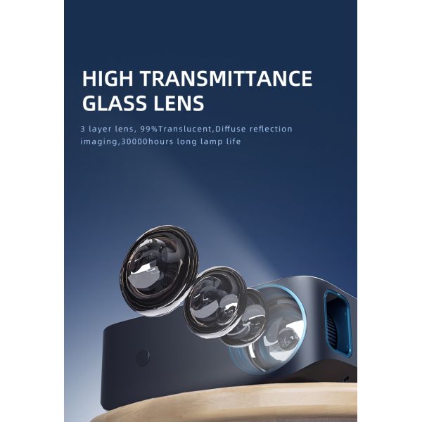 7000 Lumens 1080P Home LED Video Projector 200 Inch Projector OEM ODM Supplier