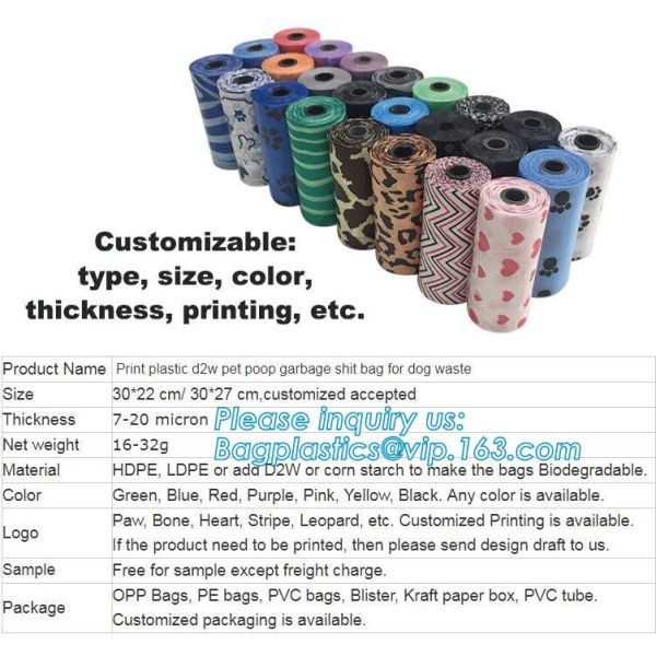 Nappy Baby Disposable Diaper Sacks, Degradable scented disposable baby diaper sack, green tie handle baby diaper sack