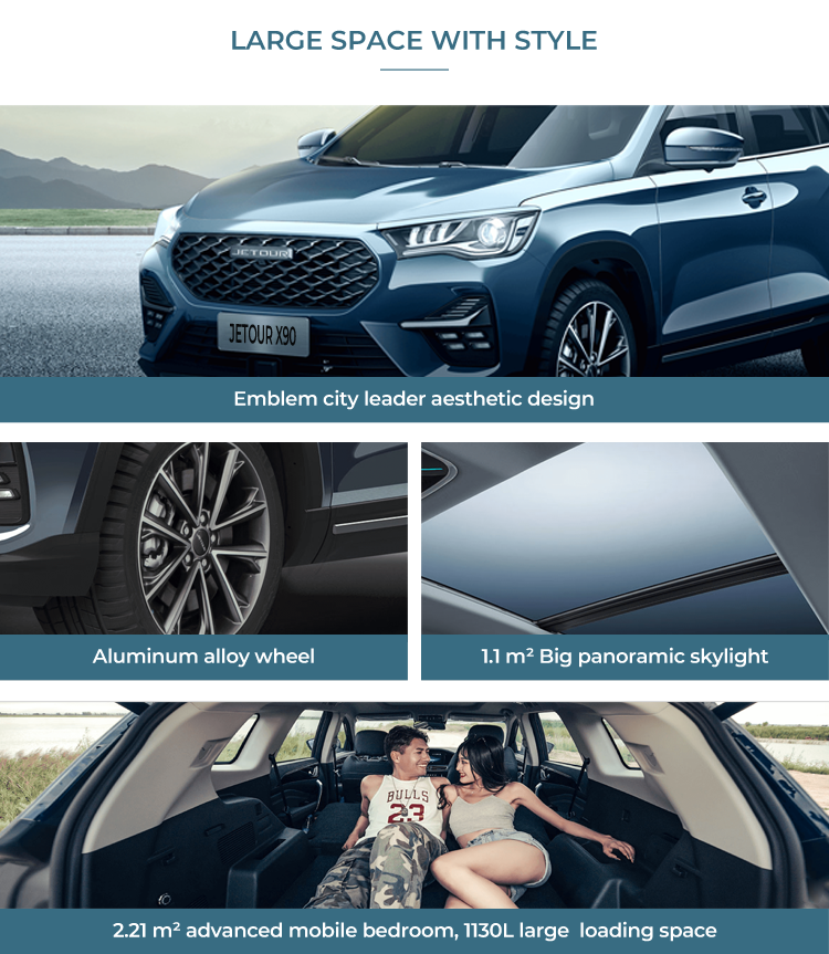 Gasoline Suv Cars Jetour X90 Car Fuel Pump Petrol Jetour Vehicle Gas Powered Cars