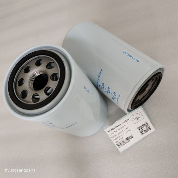 Hyunsang Excavator Spare Parts Oil Filter 6735-51-5140 6735515140 For D41A D41E D41P
