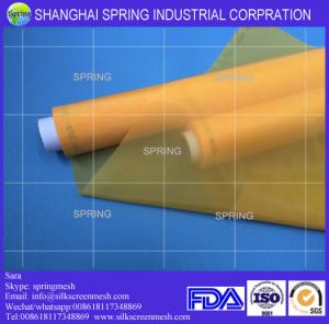 China Screen printing mesh supply/59T Yellow or White/Screen printing mesh on sale