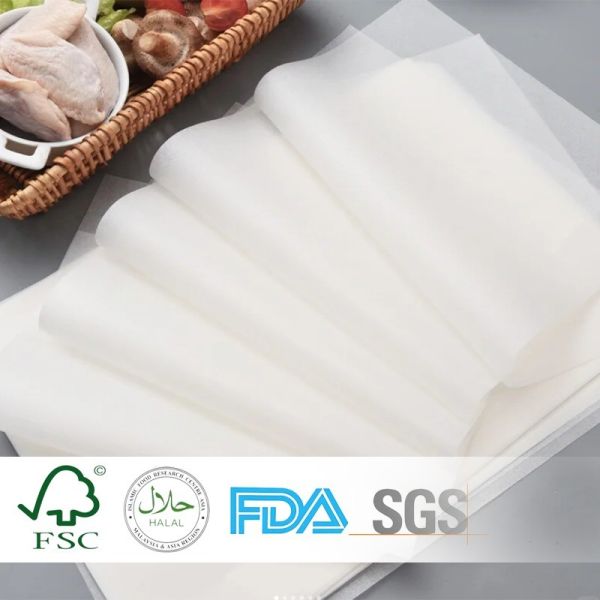 Silicone Coated Cooking Sheet Air Fryer Parchment Paper Liners Oven Baking Paper