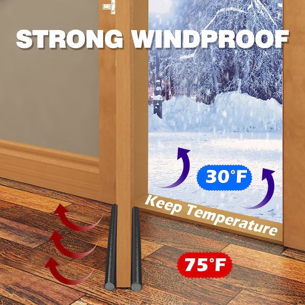 96x10cm Under Door Draft Stopper Draught Excluder Waterproof Seal Strip