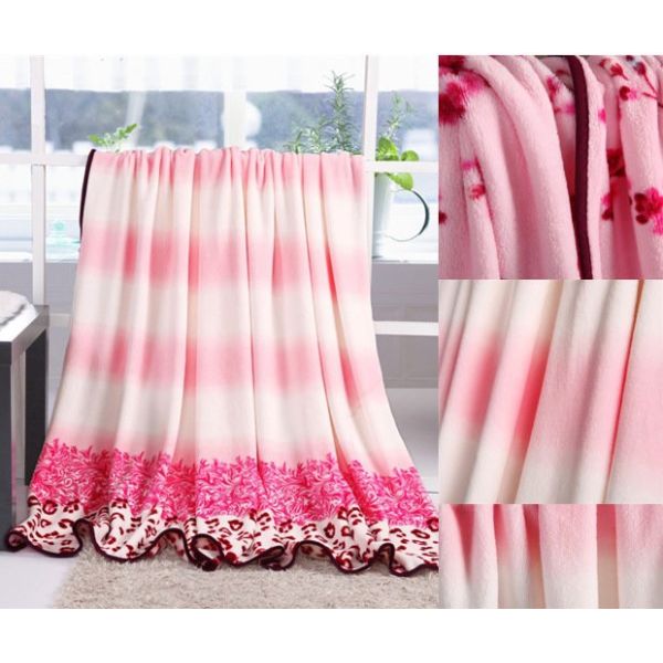 Super Soft Flannel Full 100% Polyester 80 Baby Blanket Swaddling in Any PANTONE Color