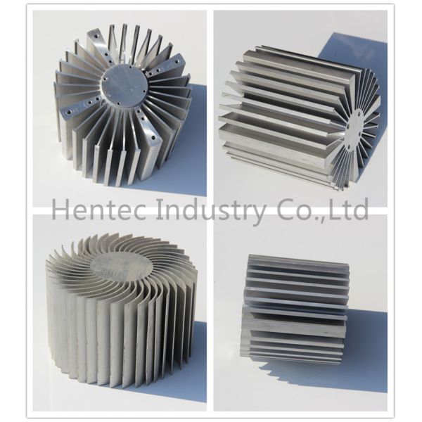 Black anodized aluminum heat sink / Radiator with 15 um Film thickness