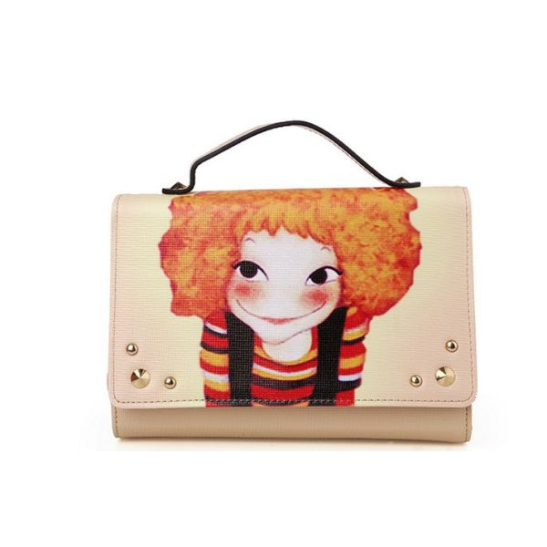 2016 summer new Korean chain messenger bag shoulder messenger bag small square package female