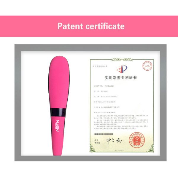 100-240V Home Hair Straightener , Flat Iron Hair Straightener Brush Comb