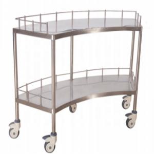China 1400MM 45CMHospital Medical Furniture Surgical Instrument Stainless Steel Trolley with drawer and wheel on sale