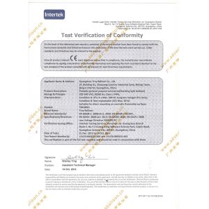 Guangzhou Troy Balloon Co., Ltd Certifications
