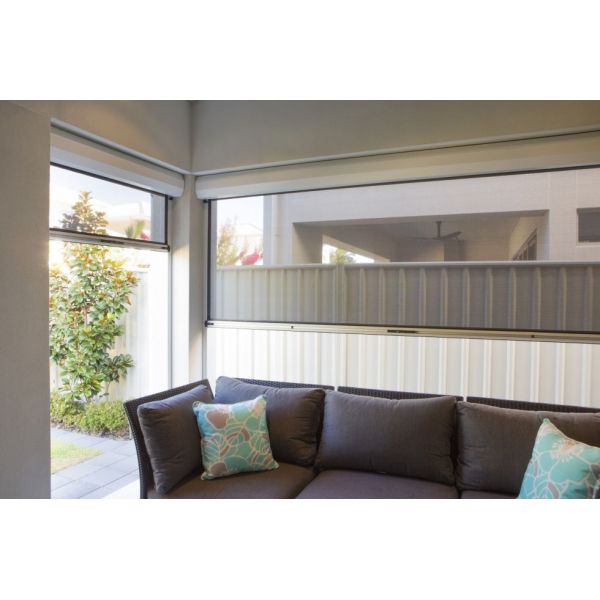 Window Zip Track Awning Sunscreen Blinds 52x10mm Alu Anodized