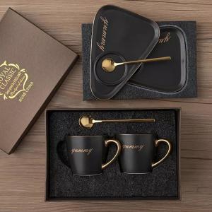 Cheap Custom Printed Free Design Mug Set Gift Box Ceramic Coffee Cups Gift Box wholesale