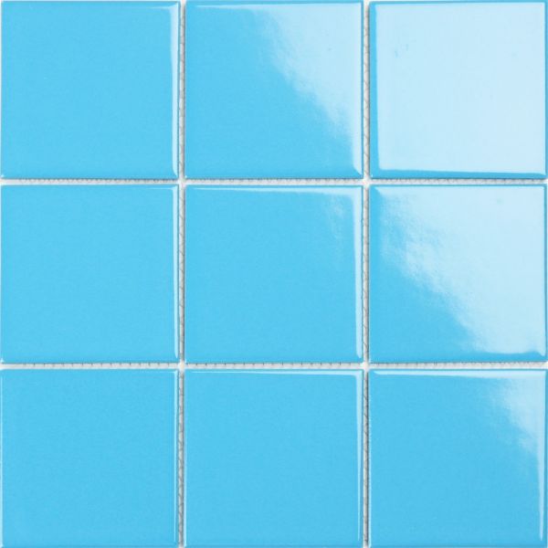 Anti Slip Porcelain Mosaic Pool Tile 4X4 97X97 For Swimming Pool