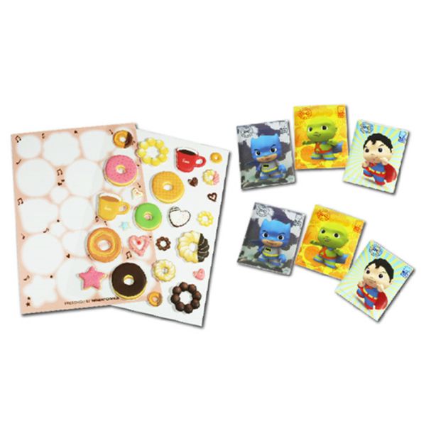 Custom Design 3mm Thickness 3D Puffy Stickers Cartoon Shapes Cute Puffy Animal Stickers