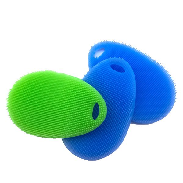 Multi - Purpose Kitchen Dish Scrubber , Heat Resistant Ultra Soft Dish Scrub Brush