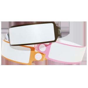 Custom Vinyl PVC Wristbands High Durability Personalised Bracelets