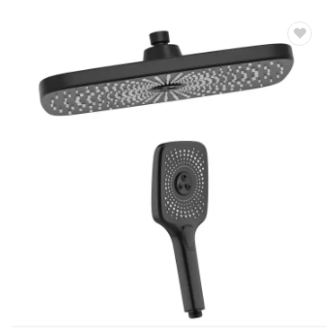 High Pressure Hand Held Wall Mounted Shower Head Polished For Bathroom Rainfall