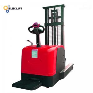 Cheap Pneumatic Tire Warehouse Forklift Trucks Electric Reach Stacker For Logistics Operations wholesale